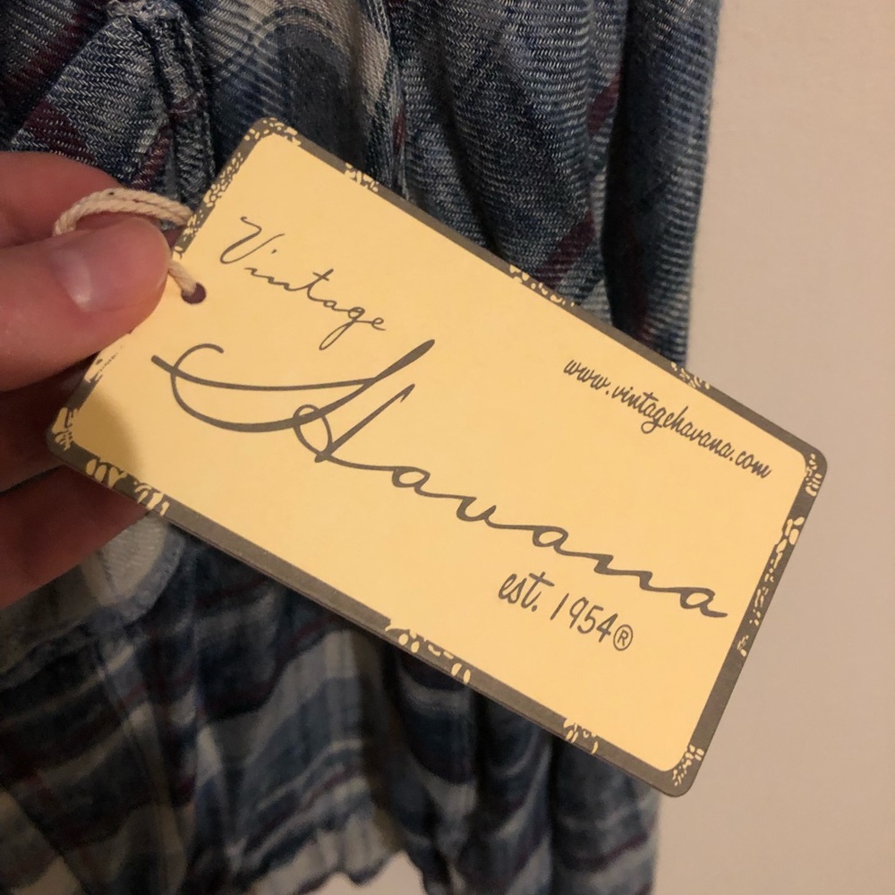 Vintage Havana soft flannel vsco - Picture 5 of 6